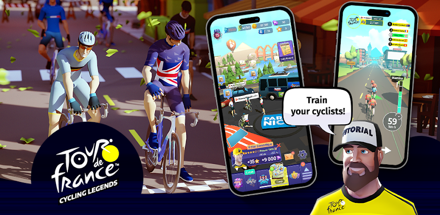 Tour de France Cycling Legends v2.0.1 MOD APK [Menu, Game Speed]