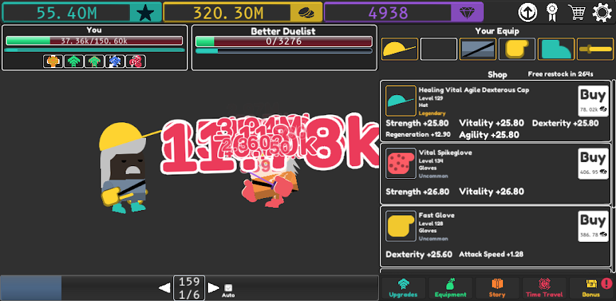 Idle Superpowers v1.2.18 MOD APK [Unlimited Stars, Gold, Ruby]