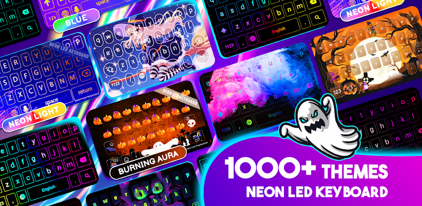 Neon LED Keyboard MOD APK v3.8.8 [Premium Unlocked]