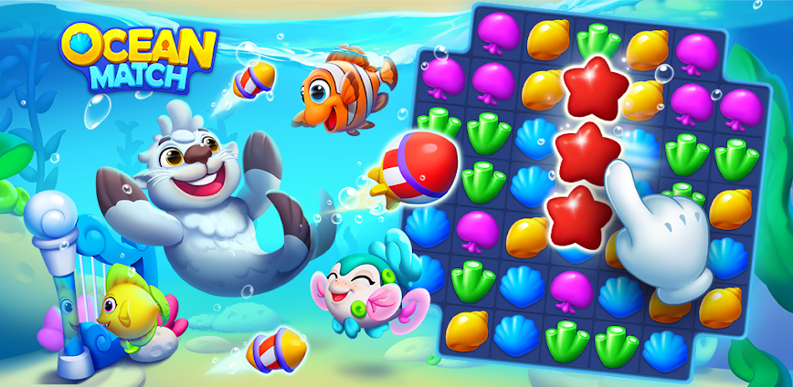 Ocean Match v3.3.4 MOD APK [Menu, Game Speed]