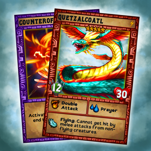 Quetzal Card Battle TCG v1.840 MOD APK [Menu, Free Shopping, Allways Max Healt]
