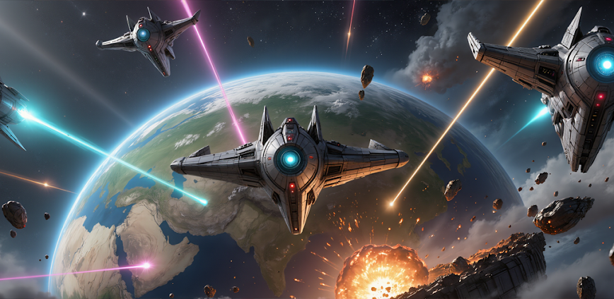 Super Space Destroyer v1.0.1 MOD APK [Menu, God Mode]