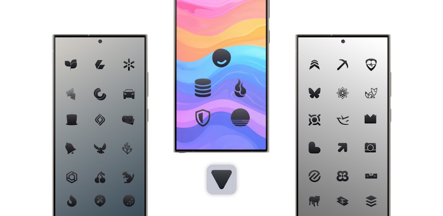 Dark Shapeless Icon Pack v6.0 MOD APK [Full Version]
