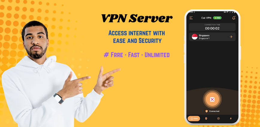 Cat VPN v10.0 MOD APK [Premium Unlocked]