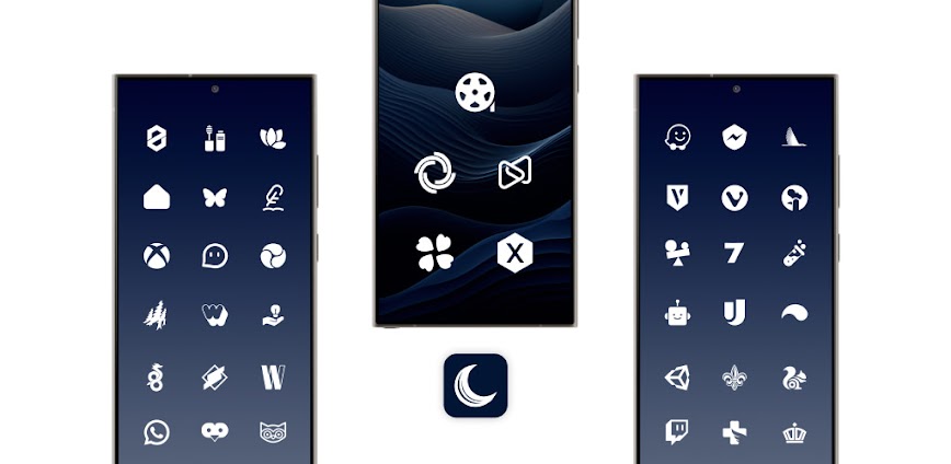 White Moonlight Icon Pack v6.0 APK [Full Version]