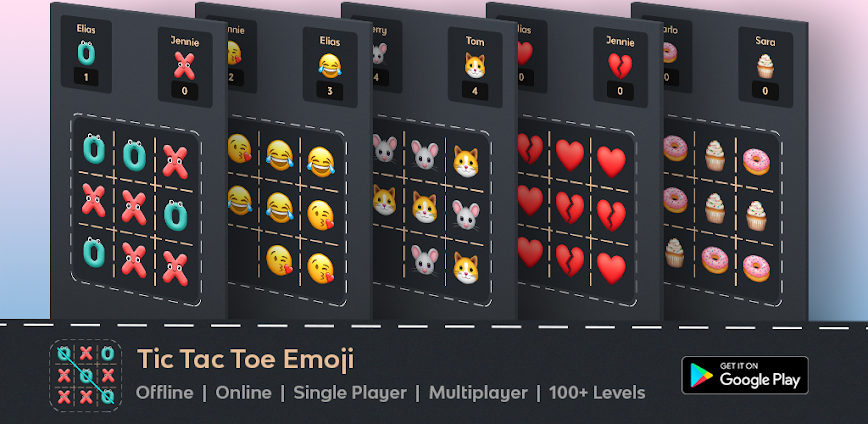 Tic Tac Toe Emoji v7.5 MOD APK [No ADS]