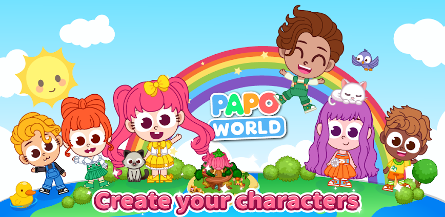 Papo Town: World v1.0.131 MOD APK [Unlocked All, VIP]