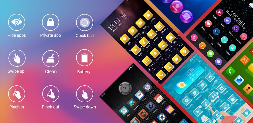 Pie Launcher v13.5 MOD APK [Premium Unlocked]