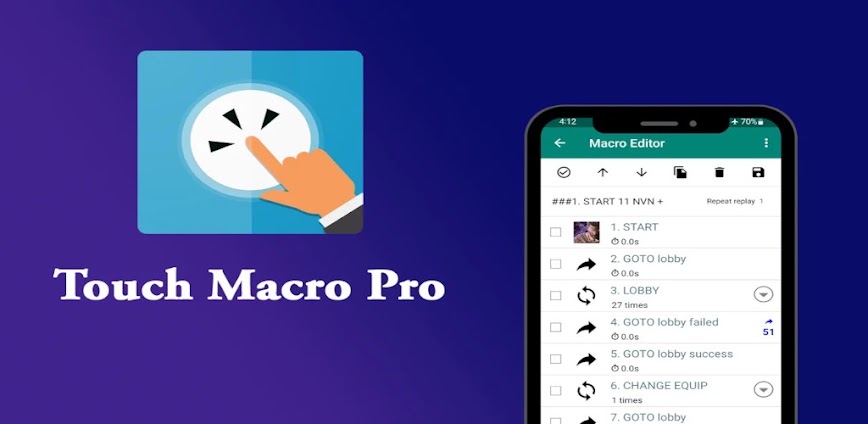 Touch Macro Pro MOD APK v3.6.9 [Premium Unlocked]