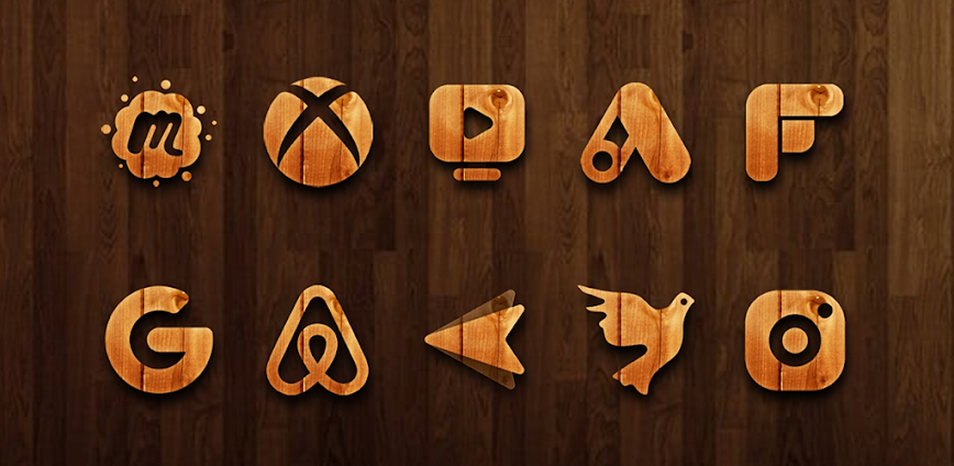 WoodRustic Icon Pack v1.8 APK [Full Version]
