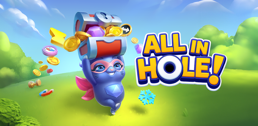 All in Hole v6.5.7 MOD APK [Menu , Win Reward, Big Hole, Instant Win]