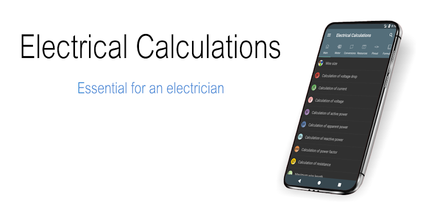 Electrical Calculations v11.0.4 MOD APK [Premium Unlocked]