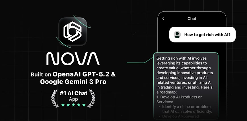 Nova AI Chatbot v4.0.11 MOD APK [Premium Unlocked]