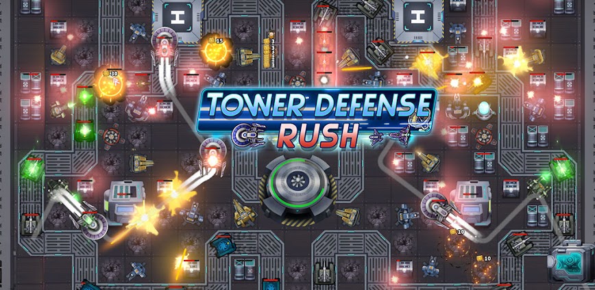 Tower Defense Rush v1.0.23 MOD APK [Menu, God Mode, Unlimited Battle Chips]