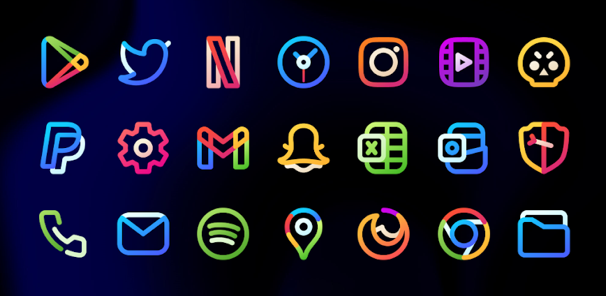 Aline: bold linear icon pack v3.3.8 APK [Full Version]