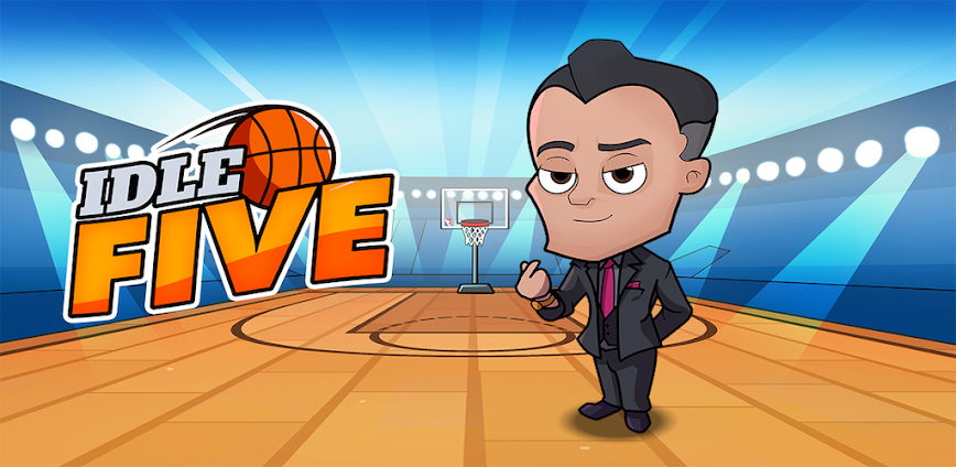 Idle Five Basketball Tycoon v1.50.2 MOD APK [Menu, Money, Energy]