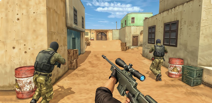FPS Commando Shooting v16.0.6 MOD APK [One Hit/God Mode/Unlimited Money]
