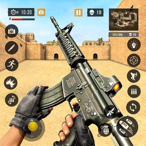 FPS Commando Shooting v16.0.6 MOD APK [One Hit/God Mode/Unlimited Money]