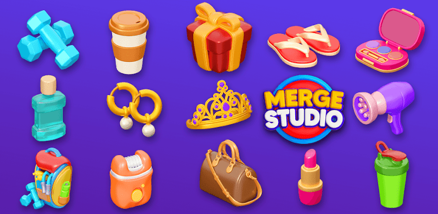 Merge Studio v4.3.0 MOD APK [Unlimited Diamods/Coin/Energy]