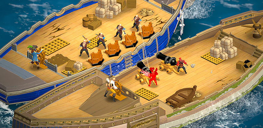 Pirate Ships v1.38.2 MOD APK [Menu, One Hit, God Mode]