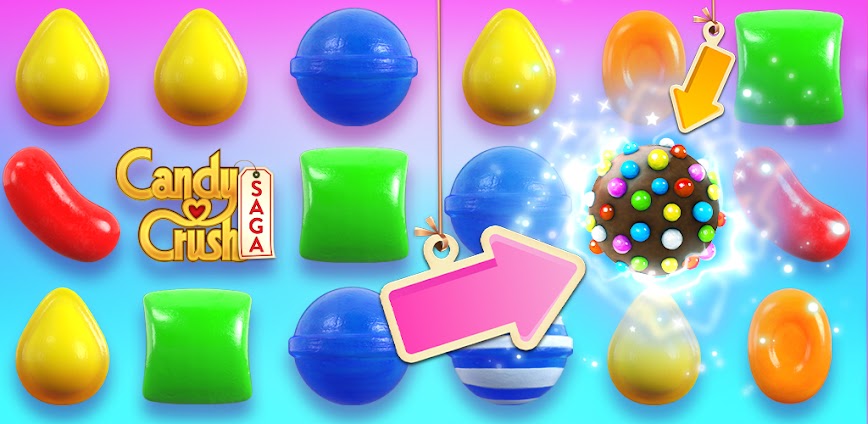 Candy Crush Saga v1.319.1.1 MOD APK [Unlock All Levels, Moves, Boosters, Lives]
