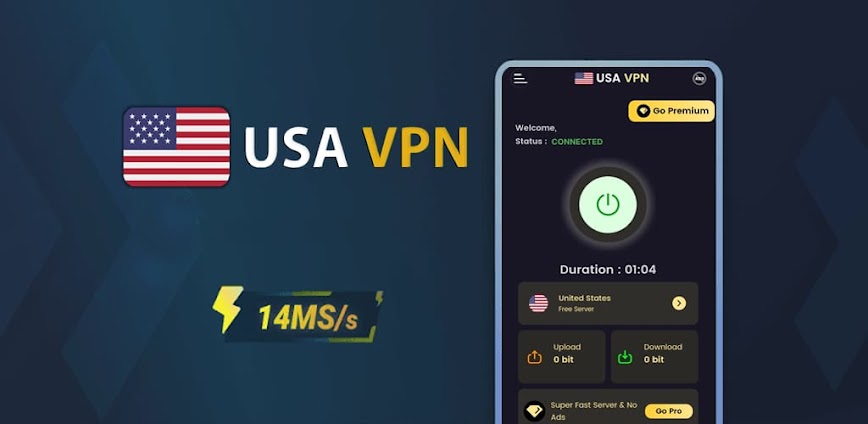 USA VPN v1.0.17 MOD APK [Premium Unlocked]