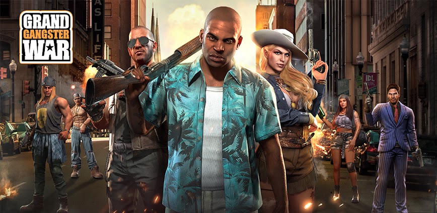 Grand Gangster War v1.4.5 MOD APK [Menu, Game Speed]
