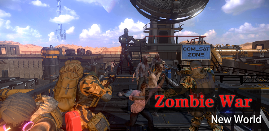 Zombie War: New World MOD APK v1.135.1 [God Mod, One Hit, MoveSpeed]