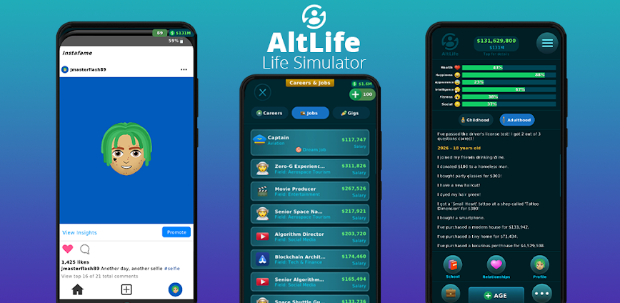 AltLife v48 MOD APK [Money, Premium]