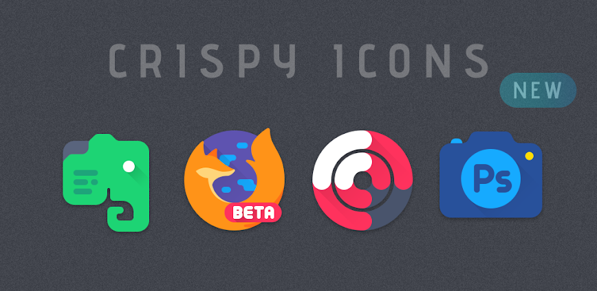 Crispy Icon Pack v4.8.0 APK [Full Version]