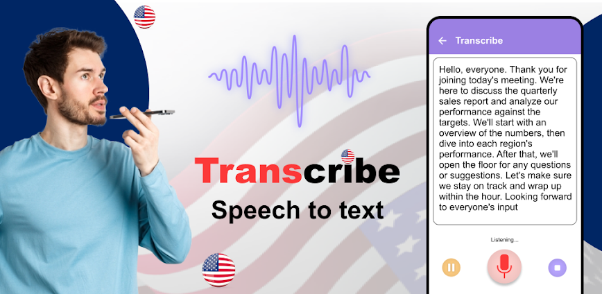AI Speech to text: Transcribe v1.36 MOD APK [Premium Unlocked]