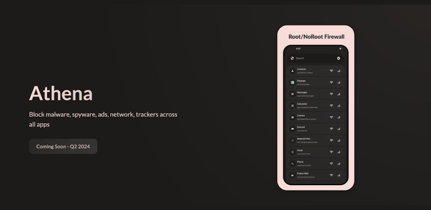 Athena: Firewall & Adblocker MOD APK v1.80 [Premium Unlocked]