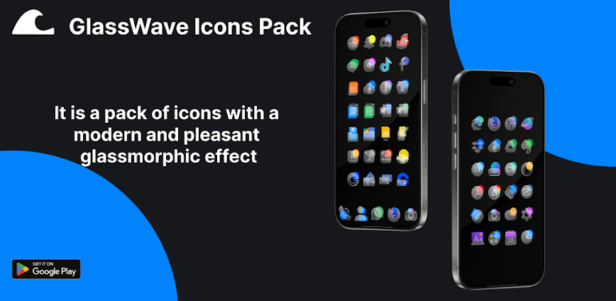 GlassWave Icons Pack v2.0 APK [Full Version]