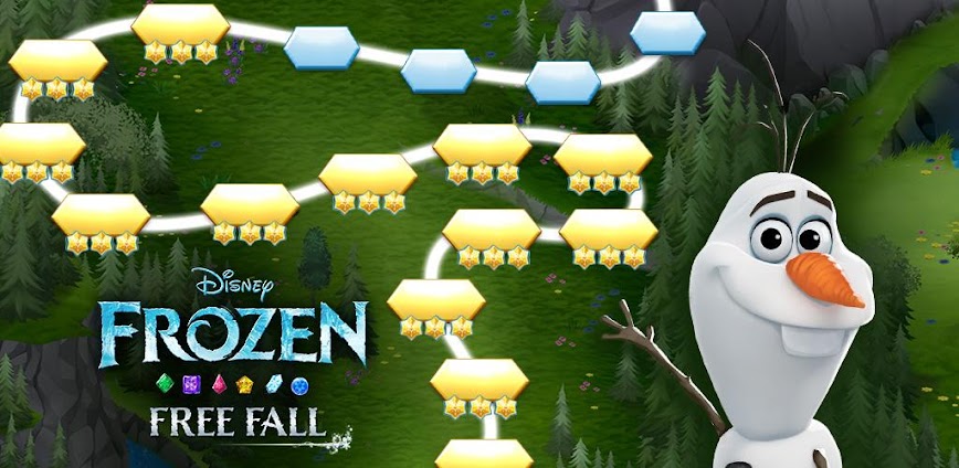 Disney Frozen Free Fall v15.2.1 MOD APK [Unlimited Snowballs/Move]