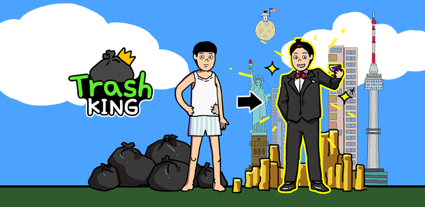 Trash King v1.0.32 MOD APK [Unlimited Money, Gems, No ADS]