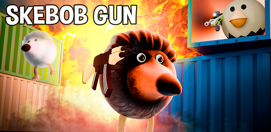 Skebob Gun v0.1.5.6 MOD APK [Unlimited Ammo, Money, Less Ads]