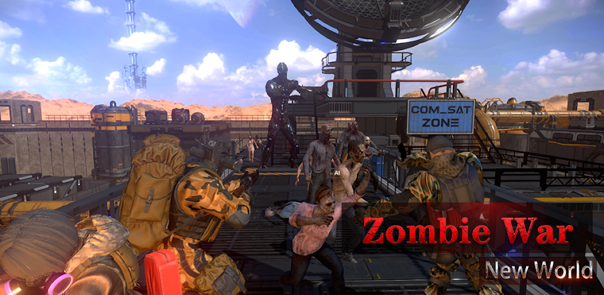 Zombie War: New World MOD APK v1.136.1 [God Mod, One Hit, MoveSpeed]