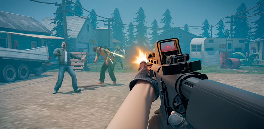 Zombie Apocalypse v1.65.6 MOD APK [Menu, Ammo, One Hit]