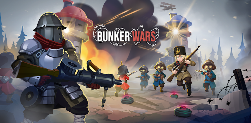 Bunker Wars: WW1 RTS v1.15.5 MOD APK [Menu, Damage, God mode]