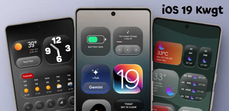 iOS 19 Kwgt v1.5.1 APK [Full Version]