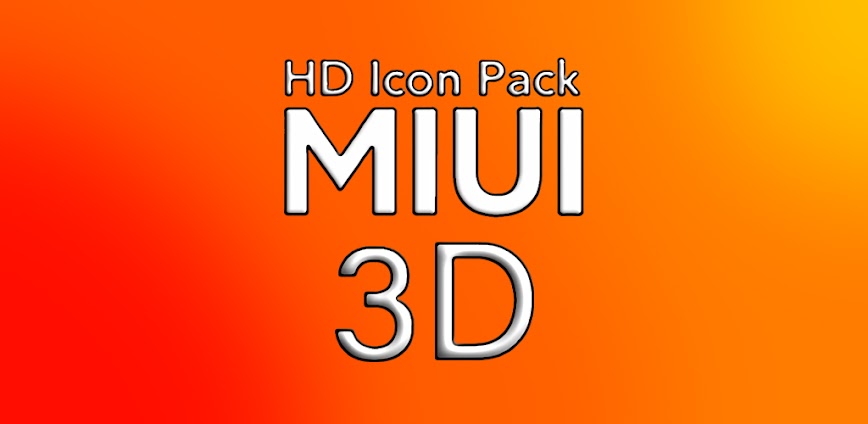 MIUI 3D Icon Pack v9.4 APK [Full Version]