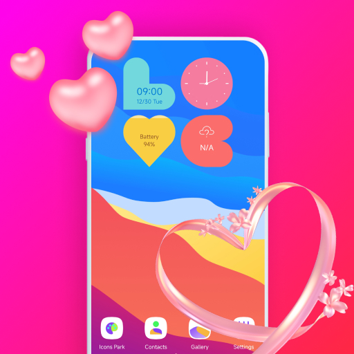 Like Launcher heart launcher v3.0 MOD APK [Premium Unlocked]