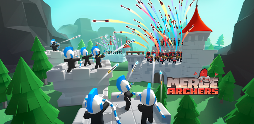 Merge Archers v1.8.5 MOD APK [Unlimited Money, No Ads]