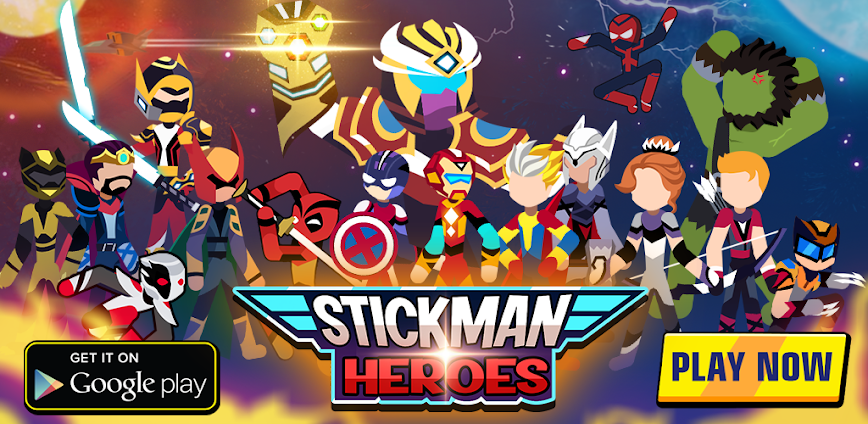 Stickman Heroes: Battle of God v0.5.0 MOD APK [God Mode, Unlimited Skill]