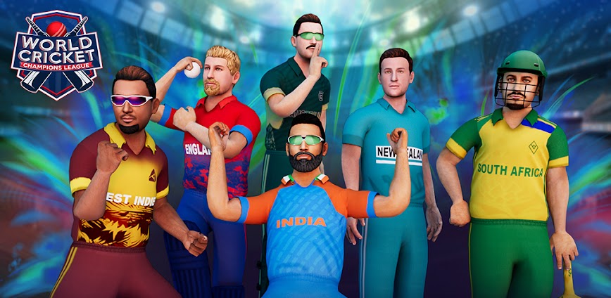 World Cricket Champions League v1.3.0.30 MOD APK [Mega Mod, Always Six, Out, Dumb Fielders]