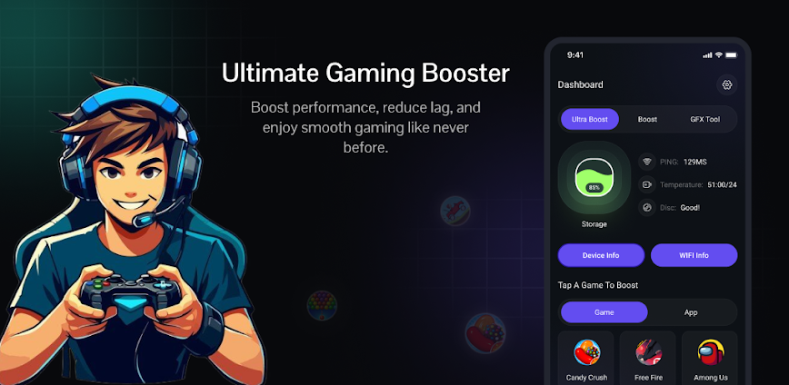 Ultra Game Booster v1.4.0 MOD APK [Premium Unlocked]