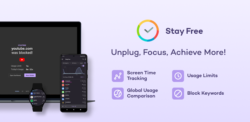 StayFree v19.14.0 MOD APK [Premium Unlocked]