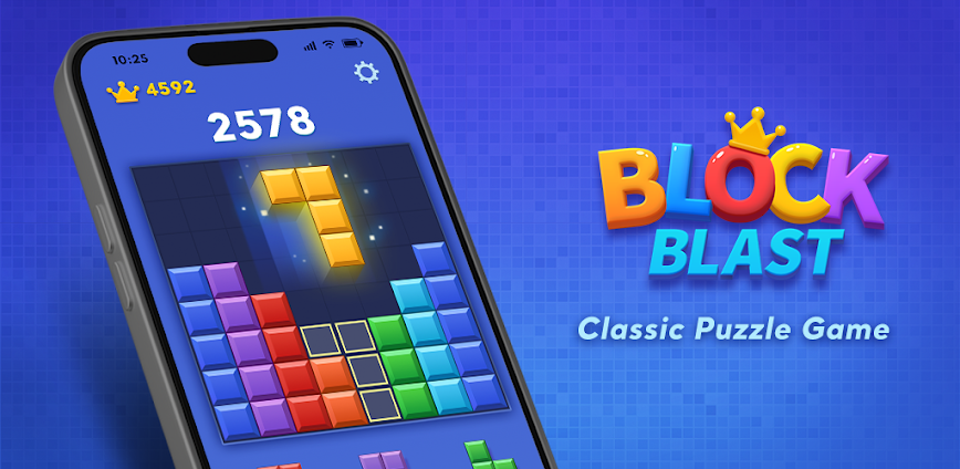 Block Blast v9.1.0 MOD APK [Menu, Unlimited Crowns, No Ads]