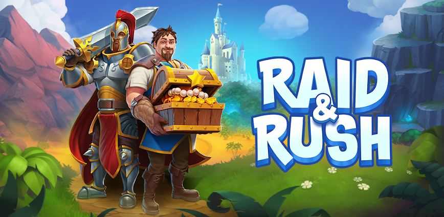 Raid & Rush v3.7.2 MOD APK [Damage, God Mode, Free Rewards]