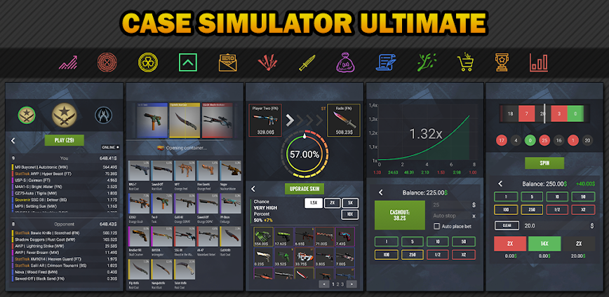 Case Simulator Ultimate MOD APK v12.2 [Free Unlock Case]